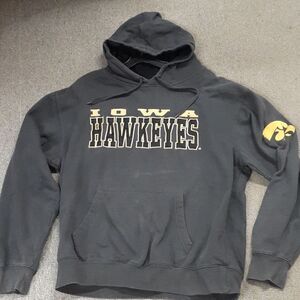 Hawkeyes size XL unisex adult gray sweatshirt